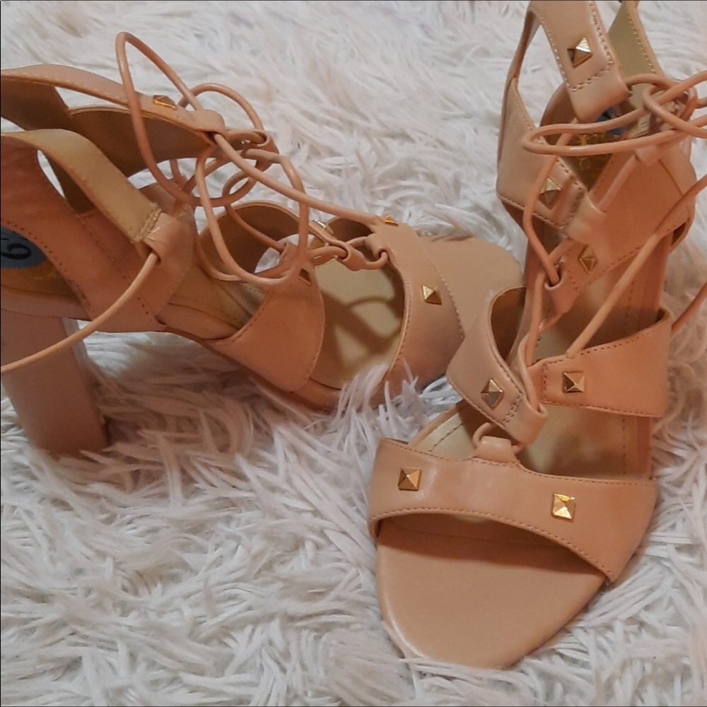 Vince Camuto open toes nude heels. Brand new. No original box. Reposhing.